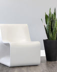 Odyssey Lounge Chair - White - Maison Vogue