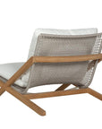 Bari Lounge Chair - Natural - Regency White - Maison Vogue