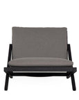 Bari Lounge Chair - Charcoal - Gracebay Grey - Maison Vogue