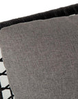 Bari Lounge Chair - Charcoal - Gracebay Grey - Maison Vogue