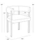 Mae Dining Armchair - Ernst Silverstone - Maison Vogue