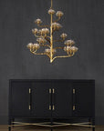 Agavé Americana Gold Chandelier - Maison Vogue