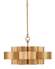 Grand Lotus Gold Small Chandelier - Maison Vogue