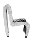 Seat Belt Highback Gray Black Dining Chair - Maison Vogue