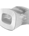 Seat Belt Ottoman, White - Maison Vogue