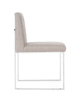 Frozen Gray Taupe Dining Chair - Maison Vogue