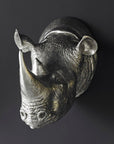 Rhino Silver Wall Art - Maison Vogue