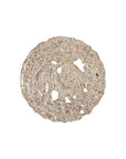 Molten Wall Disc Small, Silver Leaf - Maison Vogue
