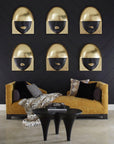 Marley Coffee Table Chamcha Wood, Burnt Finish - Maison Vogue