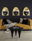 Marley Coffee Table Chamcha Wood, Burnt Finish - Maison Vogue