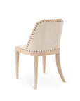 Aria Side Chair, Bleached Cerused Oak - Maison Vogue