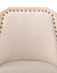 Aria Side Chair, Bleached Cerused Oak - Maison Vogue