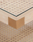 Austin Coffee Table, Bleached Cerused Oak - Maison Vogue