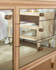 Sofia 3-Drawer & 2-Cabinet, Bleached Cerused Oak - Maison Vogue