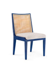 Ernest Side Chair, Navy Blue - Maison Vogue