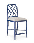 JARDIN COUNTER STOOL, NAVY BLUE - Maison Vogue