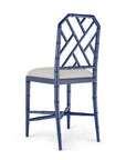 JARDIN COUNTER STOOL, NAVY BLUE - Maison Vogue