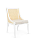 Raleigh Armchair, White - Maison Vogue