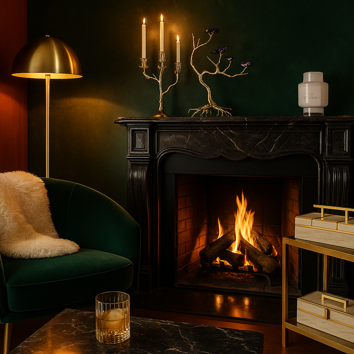 Fireside Glamour: Cozy Corners That Sparkle