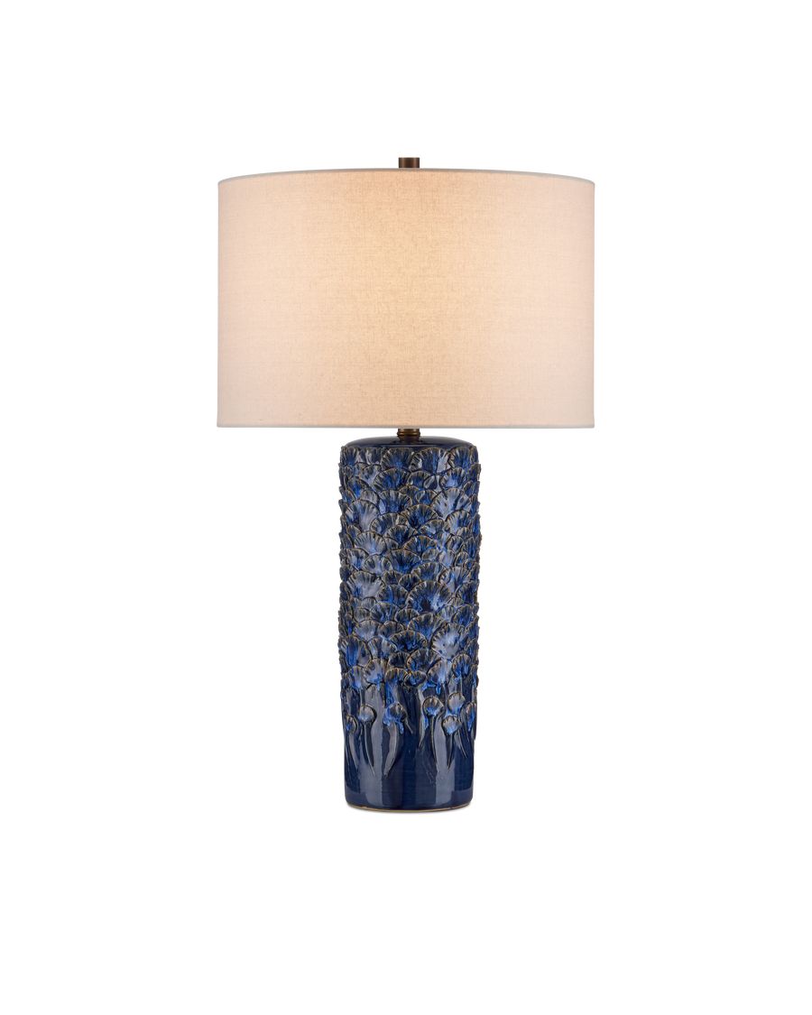 Fairmont Dark Blue Table Lamp