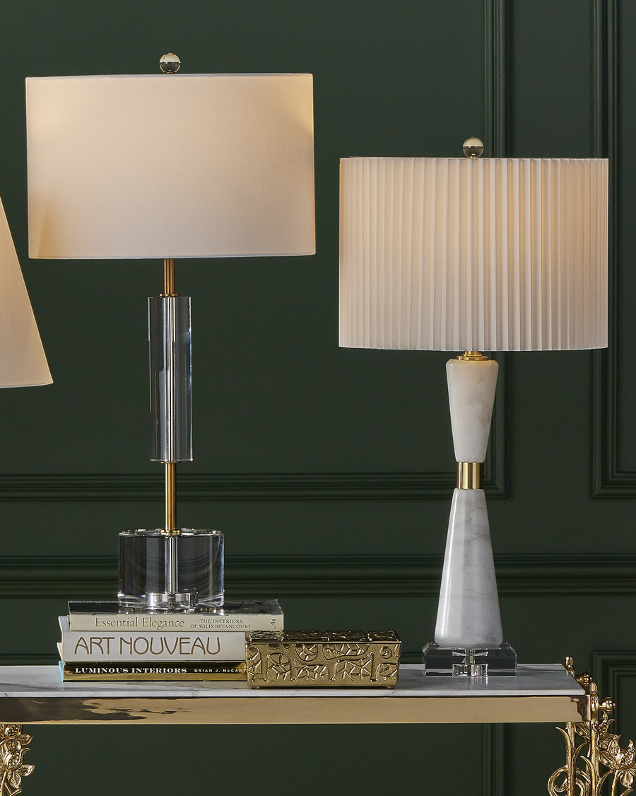 Edelmar White Table Lamp