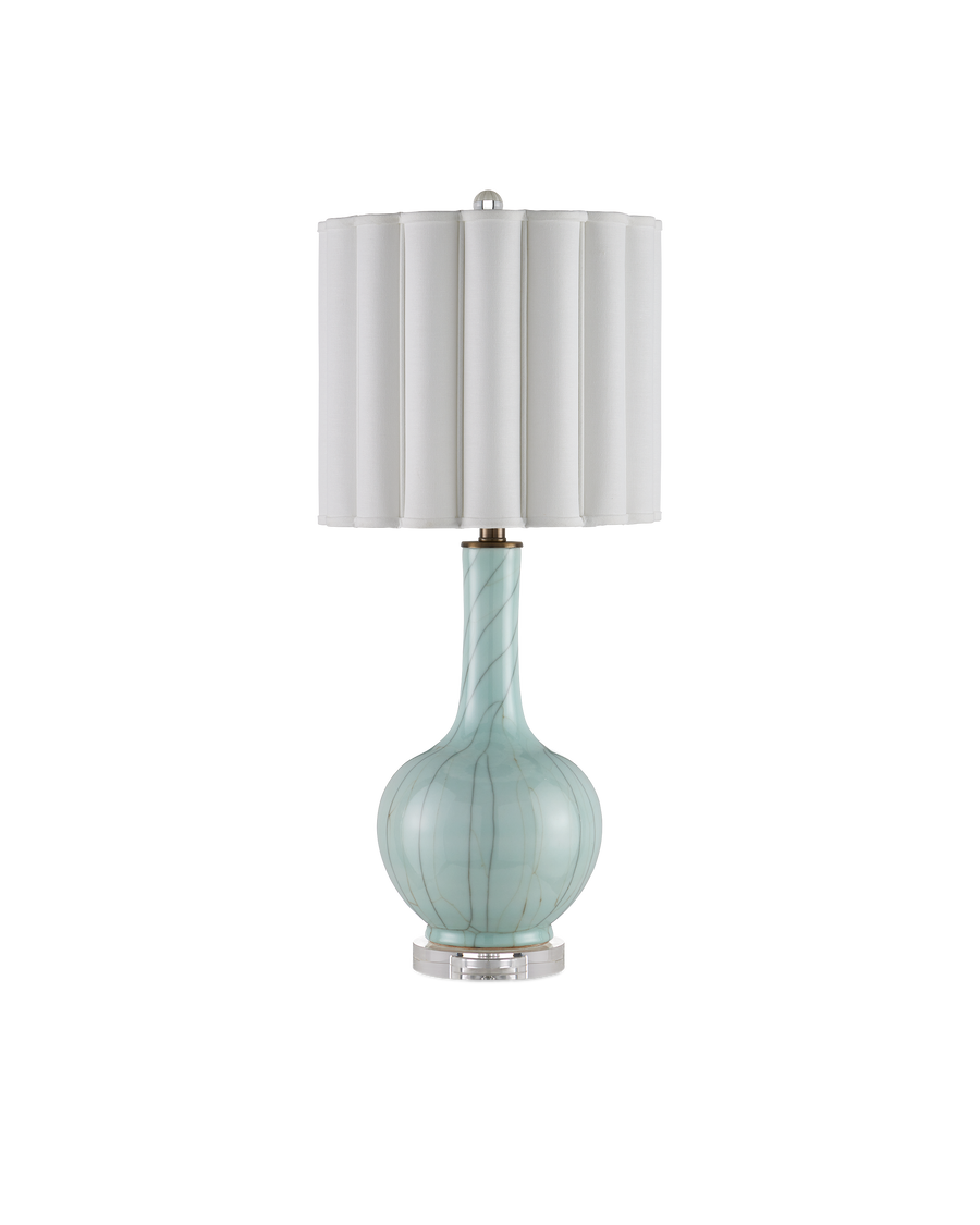 Celadon Crackle Table Lamp