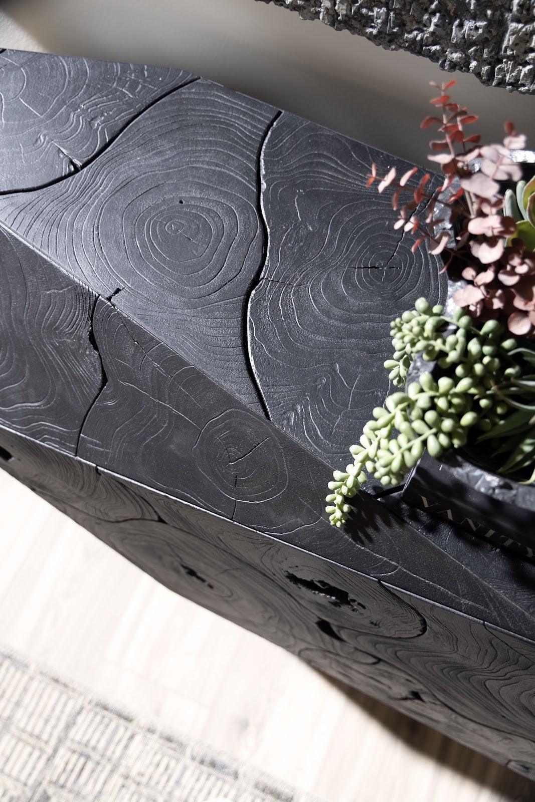 Prism Console Table Black - Maison Vogue