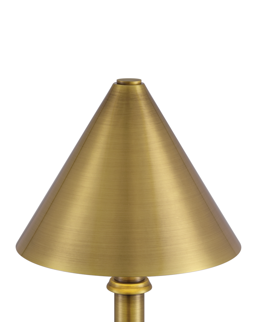 Traipse Brass Cordless Table Lamp