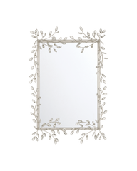 Forget-Me-Not Silver Rectangular Mirror