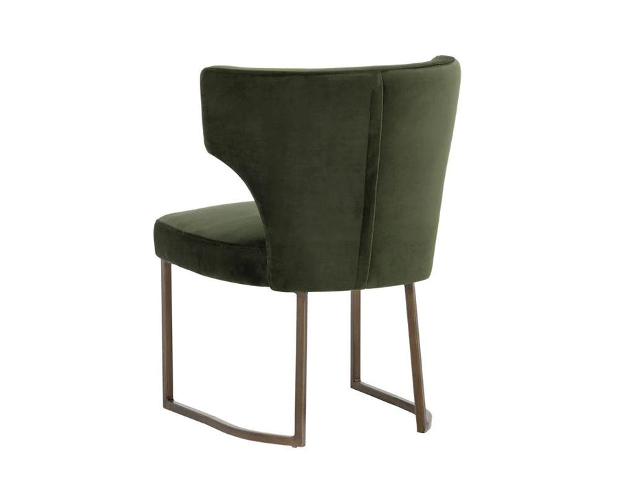Yorkville Dining Chair-Moss Green - Maison Vogue