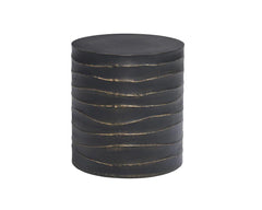Corey End Table-Black - Maison Vogue