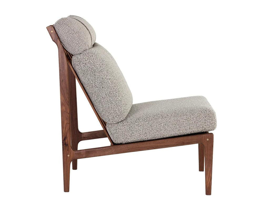 Elanor Lounge Chair - Walnut - Maison Vogue