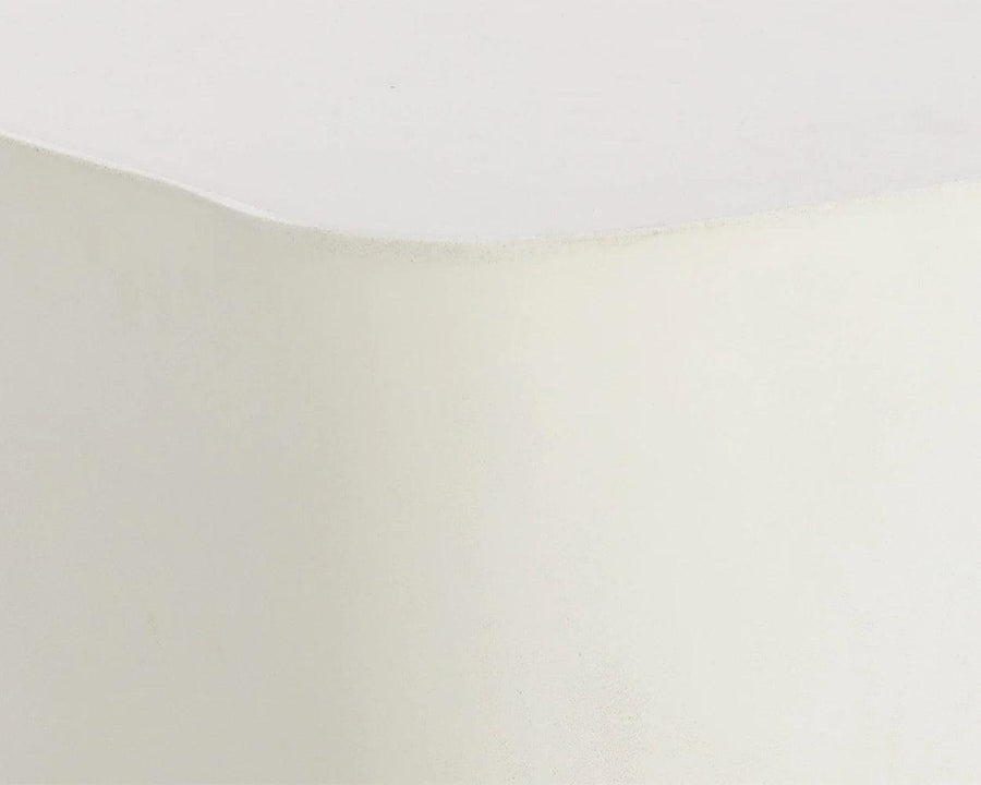 Dali End Table - White - Large - Maison Vogue