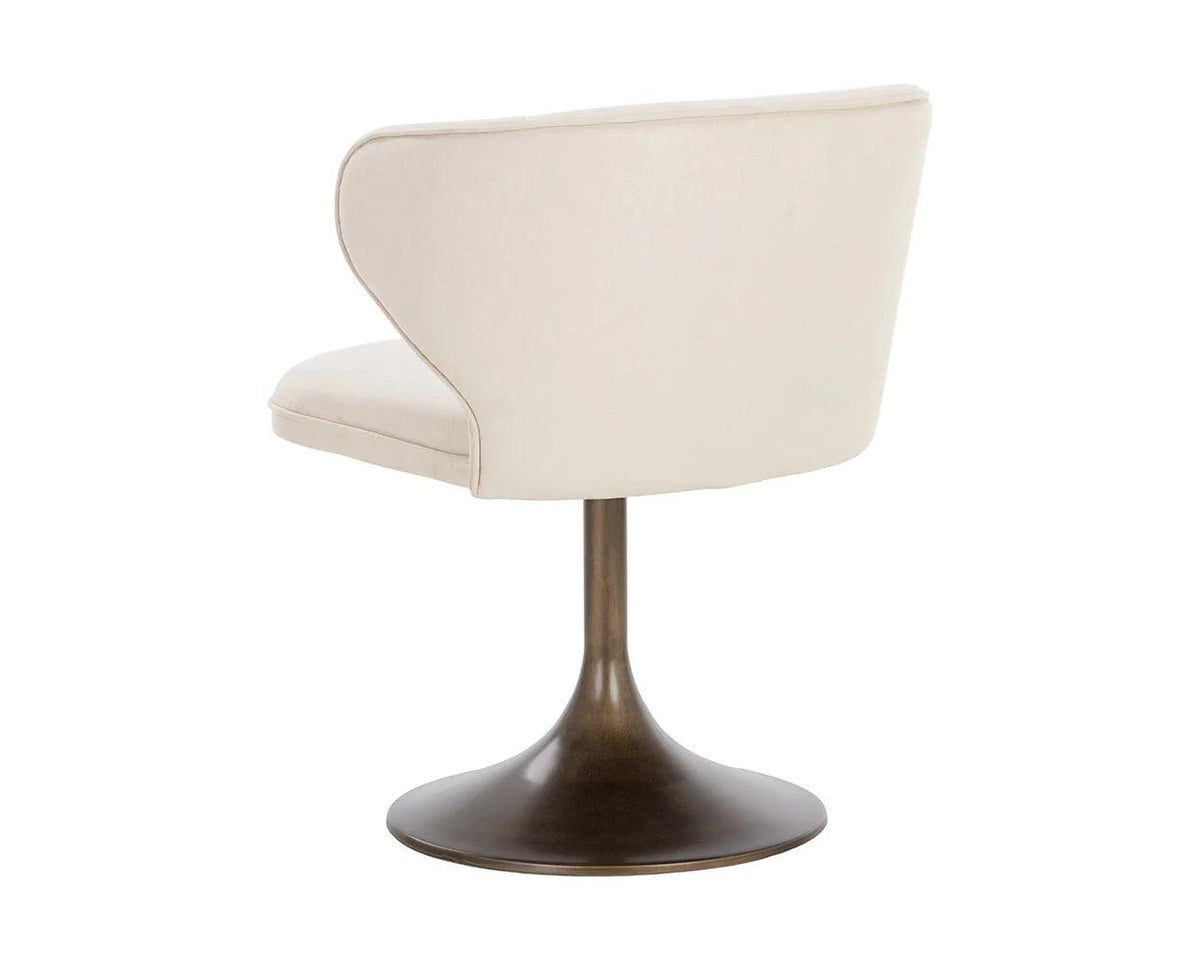 Simone Swivel Dining Chair - Maison Vogue