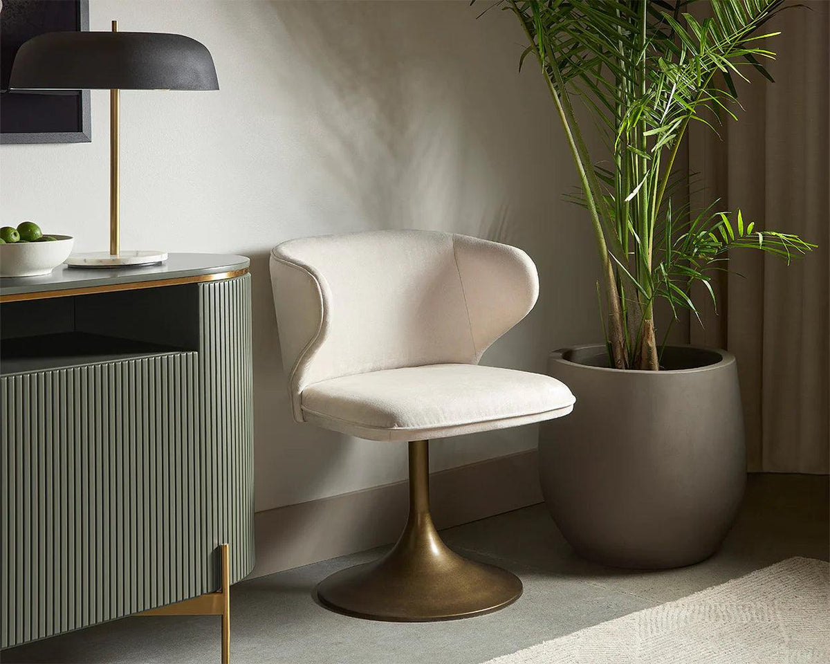 Simone Swivel Dining Chair - Maison Vogue
