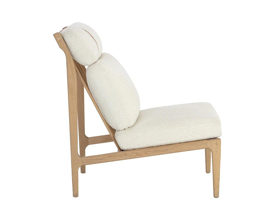 Elanor Lounge Chair - Light Oak - Maison Vogue
