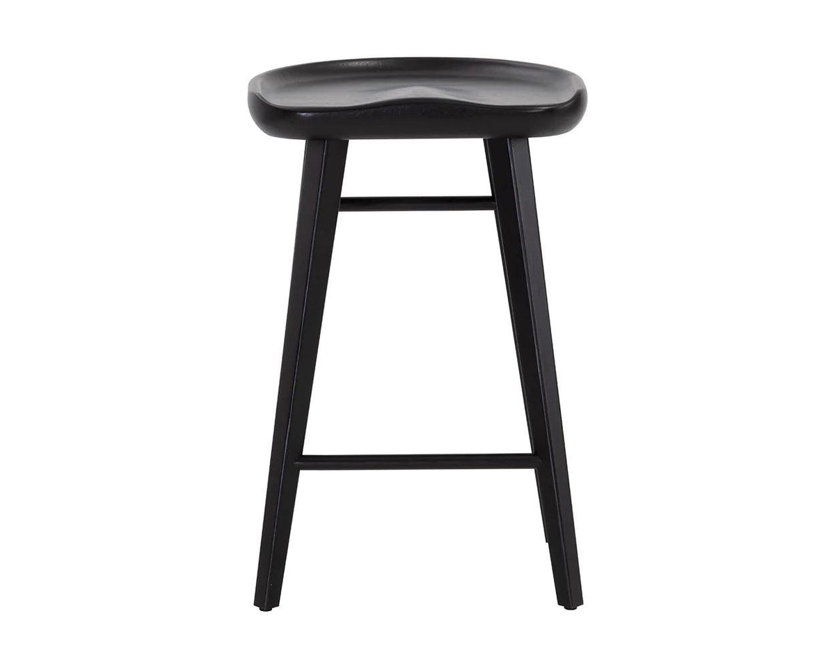 Dominic Counter Stool-Black - Maison Vogue