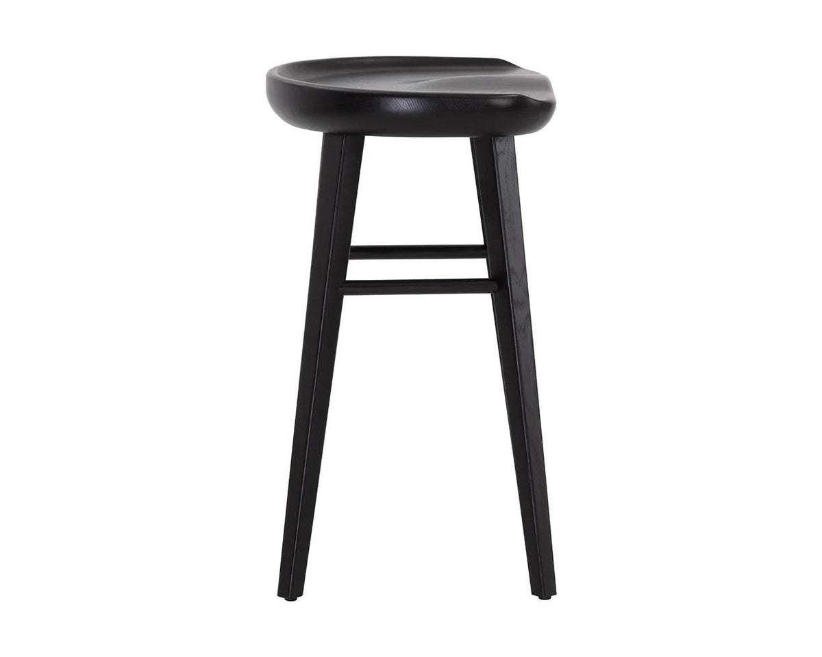 Dominic Counter Stool-Black - Maison Vogue