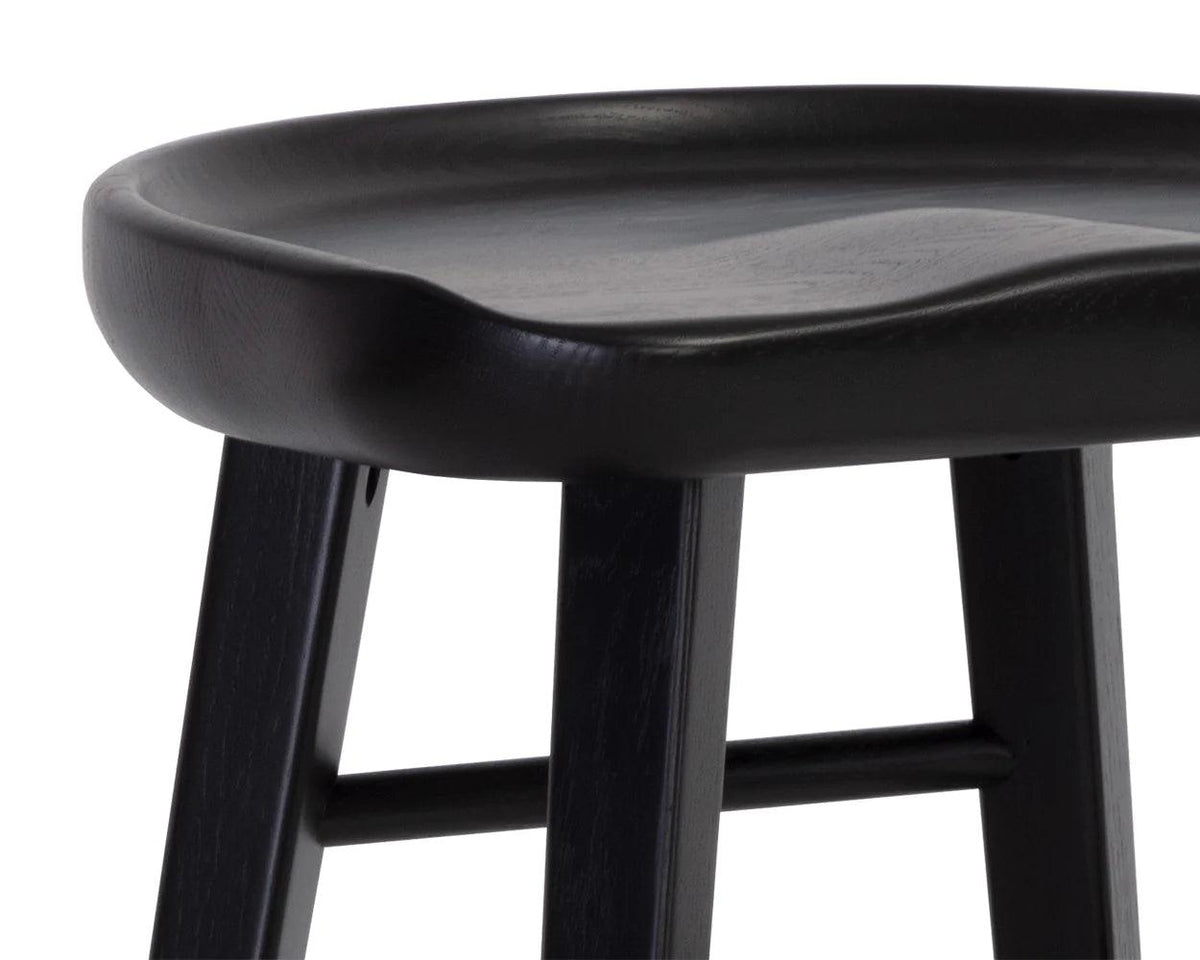 Dominic Counter Stool-Black - Maison Vogue