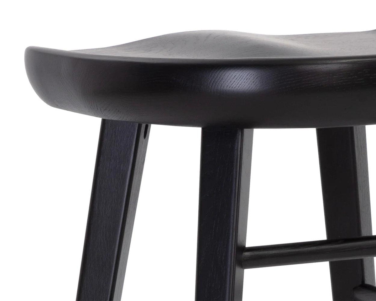 Dominic Counter Stool-Black - Maison Vogue
