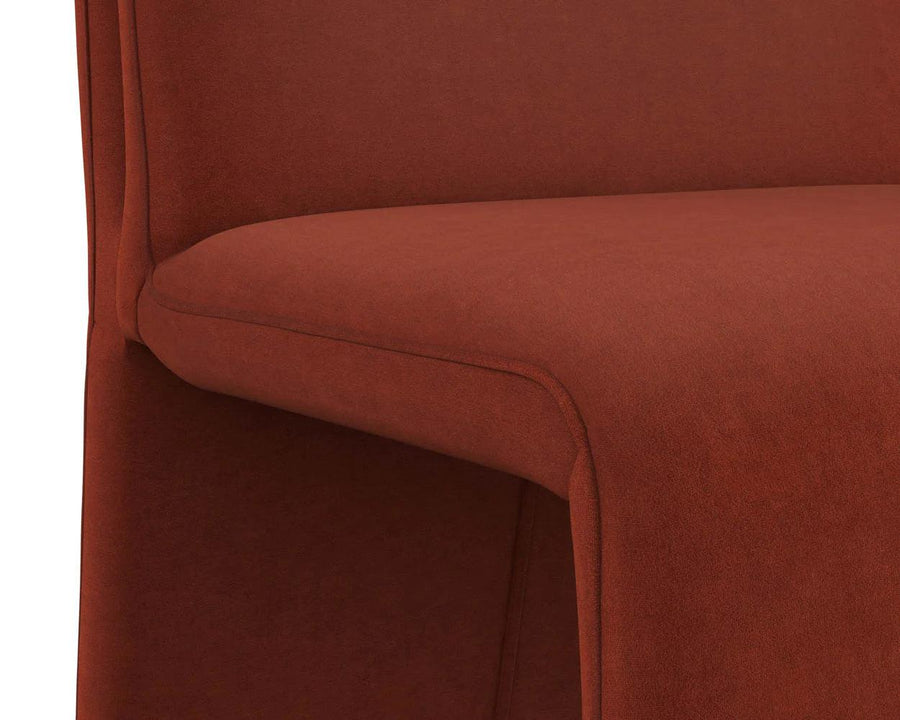 Cascata Dining Chair-Meg Rust - Maison Vogue
