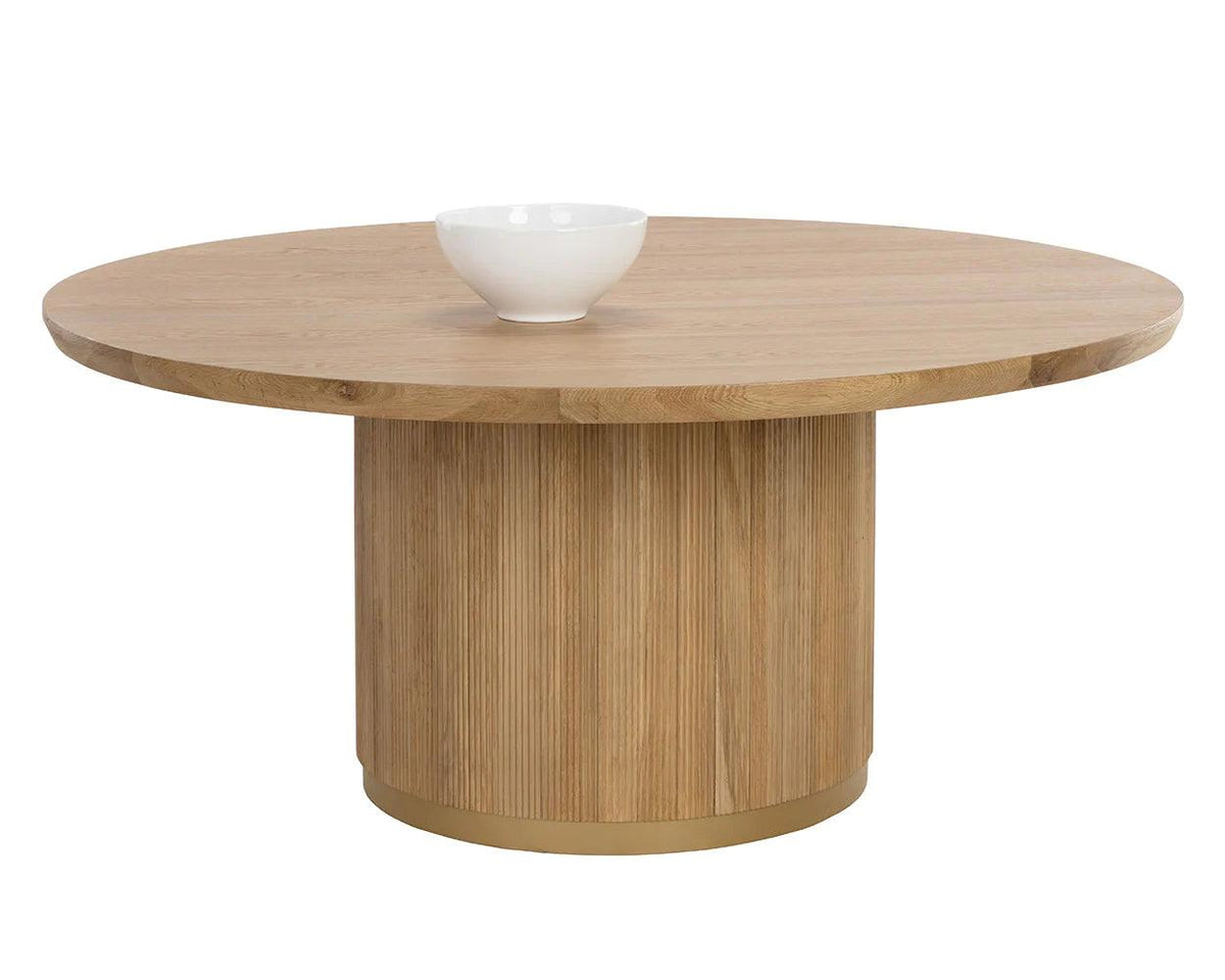 Kalla Dining Table - 68" - Round - Maison Vogue