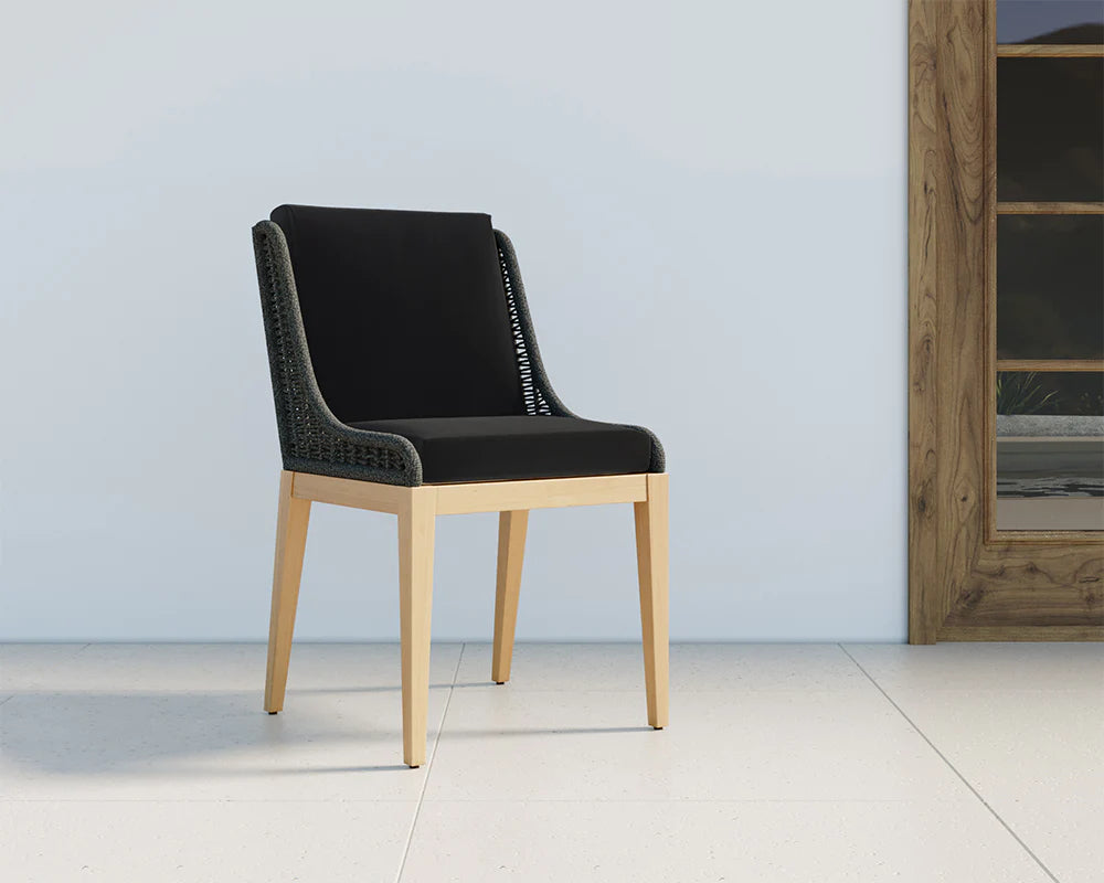 Sorrento Dining Chair - Natural-Black