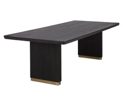 Kalla Dining Table - 96"-Charcoal - Maison Vogue
