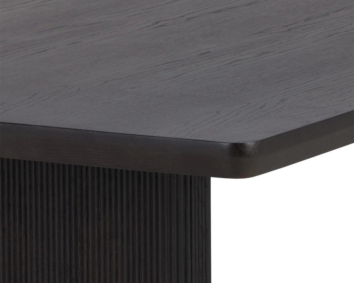 Kalla Dining Table - 96"-Charcoal - Maison Vogue