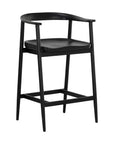 Jeremy Counter Stool - Black - Maison Vogue