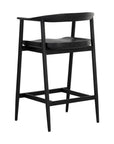 Jeremy Counter Stool - Black - Maison Vogue