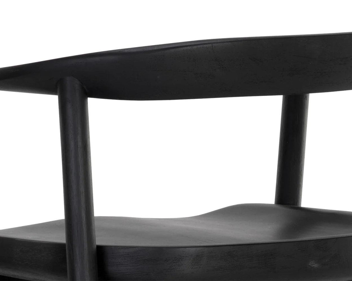 Jeremy Counter Stool - Black - Maison Vogue