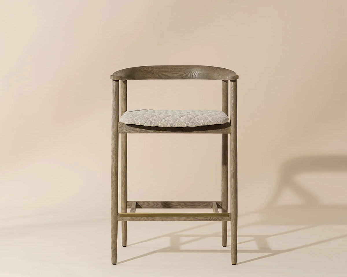 Jeremy Counter Stool - Weathered Oak