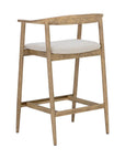 Jeremy Counter Stool - Weathered Oak - Maison Vogue